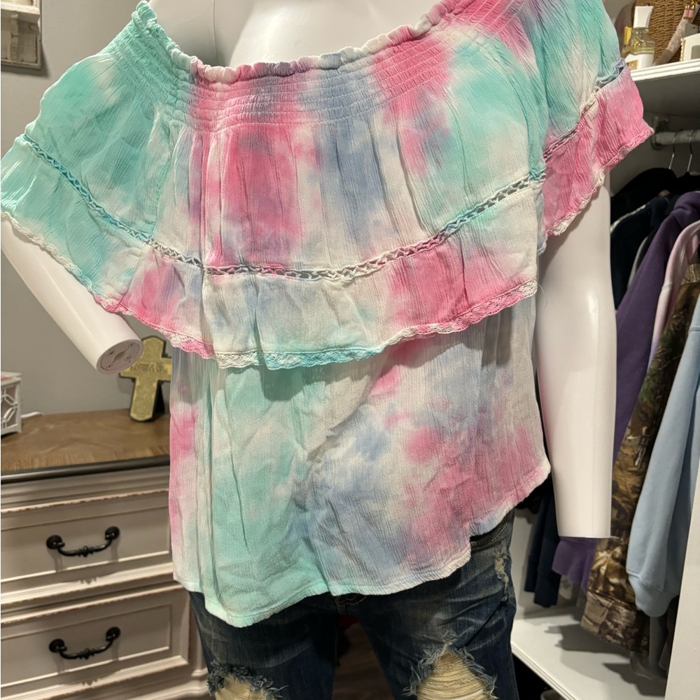 Tie die summer shirt
